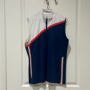 EPNY women’s golf sleeveless top red/white/blue